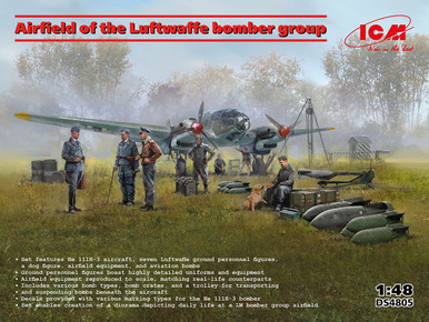 ICM 1/48 Airfield of the Luftwaffe Bomber Group