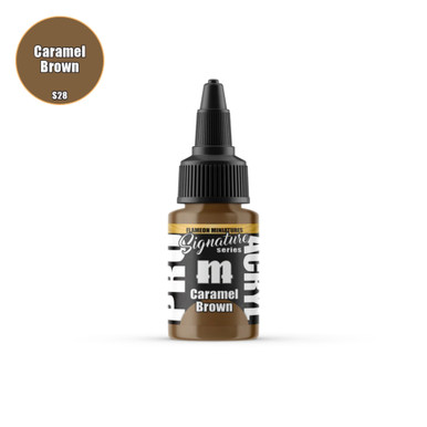 Monument Hobby Pro Acryl Signature Series Flameon Caramel Brown 22ml