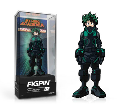 FiGPiN My Hero Academia World Heroes Mission Izuku Midoriya Enamel Pin Figure