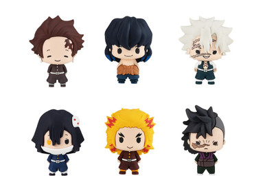 MegaHouse Demon Slayer: Kimetsu no Yaiba Vol 2. Set of 6 Chokorin Mascot