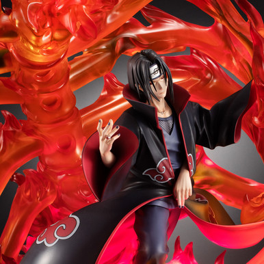 MegaHouse Naruto Uchiha Itachi Susanoo Ver. with LED Base Precious G.E.M Figure