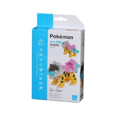 Nanoblock Pokemon Raikou Building Block Figure