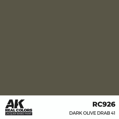 AK Interactive Real Colors Dark Olive Drab 41 17 ml.