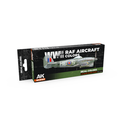 AK Interactive Real Colors WWII RAF Aircraft Colors Set (Set of 8)