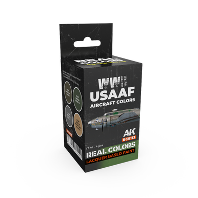 AK Interactive Real Colors WWII USAAF Aircraft Colors Set (Set of 4)