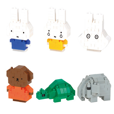 Nanoblock Miffy Assortment #01 Mininano Building Block Figure Blind Box of 6