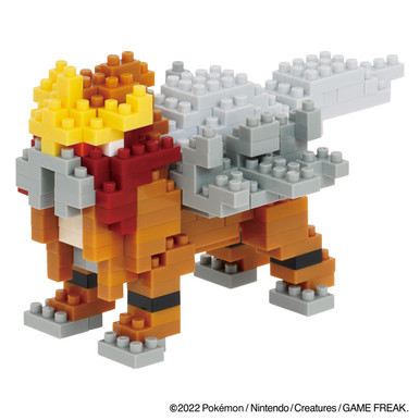 Nanoblock Pokemon Entei Building Block Figure