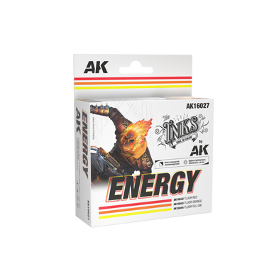 AK Interactive The INKS Sets Energy - Set of 3 Jars (Inks)