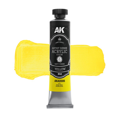 AK Interactive Artist Dense Acrylic Color Yellow