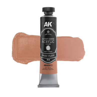 AK Interactive Artist Dense Acrylic Color Basic Flesh