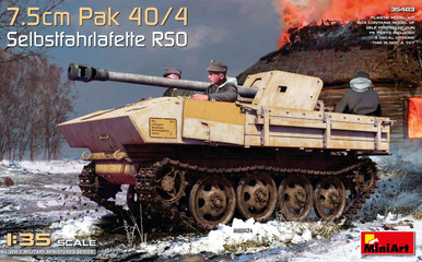 MiniArt 1/35 7.5cm Pak40/4 Selbstfahrlafette RSO