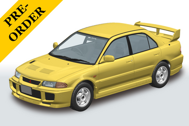 Aoshima 1/24 Snap Car #04-DY 1/24 CE9A LANCER GSR Evolution? 1995 Dandelion Yellow
