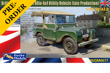 Gecko 1/35 British FV18001 Mk. 1 80in 4x4 Utility Vehicle (late Prod.)