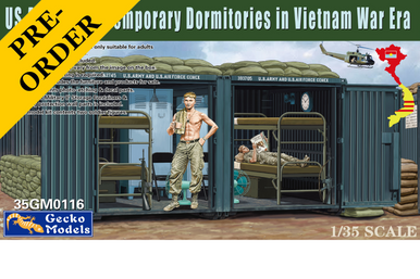 Gecko 1/35 US Army Base Temporary Dormitories For Military Personnel