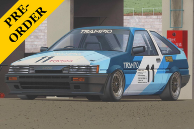 Fujimi 1/24 TRAMPIO AE86 Levin `85