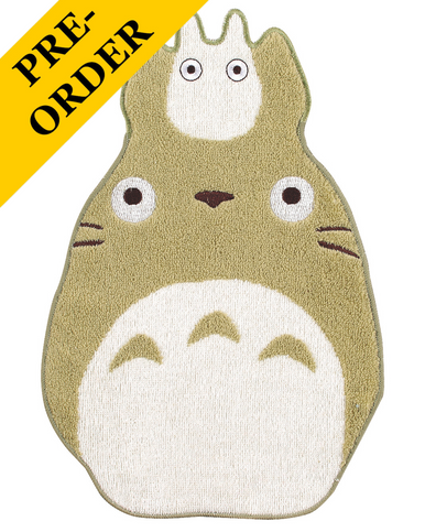 Marushin Towel Totoro Totoro Die Cut mini Towel (Green) "My Neighbor Totoro" (Studio Ghibli)