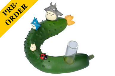 Benelic Totoro and Vegetable Single Vase - Cucumber "My Neighbor Totoro"
