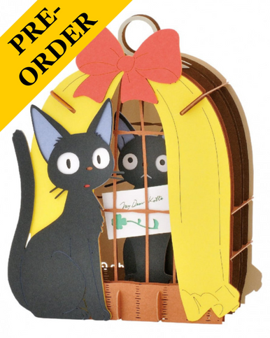 Ensky Paper Theater PT-085X JIJI in Cage "Kiki's Delivery Service"