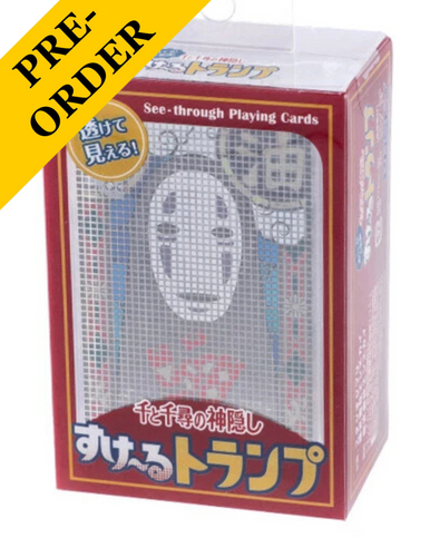 Ensky Playing Cards Transparent Playing Cards - Spirited Away Magic Seemingly Invisible "Spirited Away"