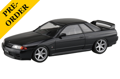 Aoshima 1/32 SNAP KIT #14CU-BP Nissan R32 Skyline GT-R Custom Wheel (Black Pearl Metallic)