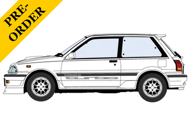 Hasegawa 1/24 Toyota Starlet EP71 Turbo-S (3 Door) Custom Version