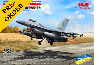 ICM 1/72 F-16AM of Ukrainian Air Forces with PAG-14