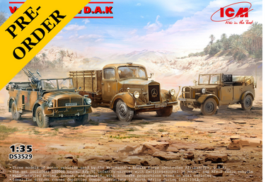 ICM 1/35 Vehicles of the D.A.K