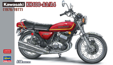 Hasegawa 1/12 Scale Kawasaki KH400-A3/A4 Model Kit