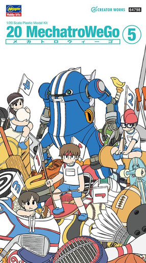 Hasegawa 1/20 Scale MechatroWeGo No.05 Sports Blue Model Kit