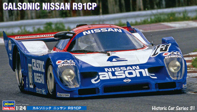 Hasegawa 1/24 Scale Calsonic Nissan R91CP Model Kit