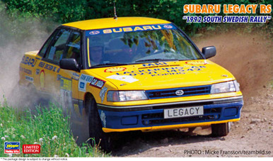 Hasegawa 1/24 Scale Subaru Legacy RS 1992 South Swedish Rally Car Model Kit