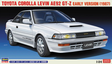 Hasegawa 1/24 Scale Toyota Corolla Levin AE92 GT-Z Early Version 1987 Model Kit