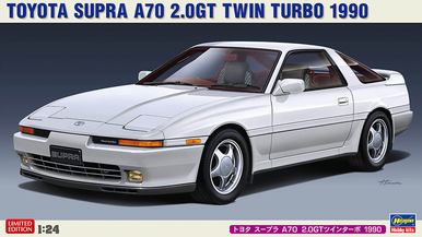 Hasegawa 1/24 Scale Toyota Supra A70 2.0GT Twin Turbo 1990 Car Model Kit
