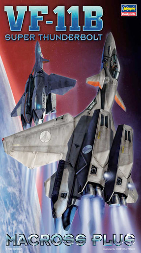 Hasegawa 1/72 Scale Macross Plus VF-11B Super Thunderbolt Model Kit