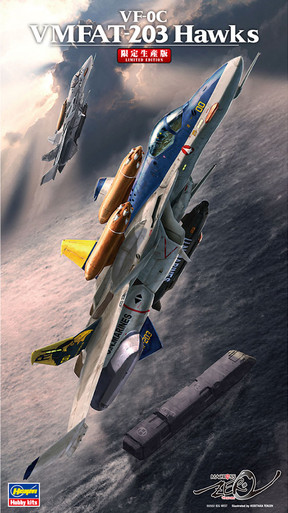Hasegawa 1/72 Scale Macross VF-OC VMFAT-203 Hawks Model Kit