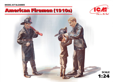 ICM 1/24 American Firemen 1910s (3 Figures)