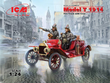 ICM 1/24 Model T 1914 Fire Truck with Crew