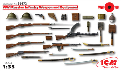 ICM 1/35 WWI Russian Infantry Weapon and Equipment