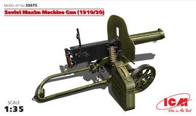 ICM 1/35 Soviet Maxim Machine Gun 1910-30