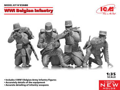 ICM 1/35 WWI Belgian Infantry