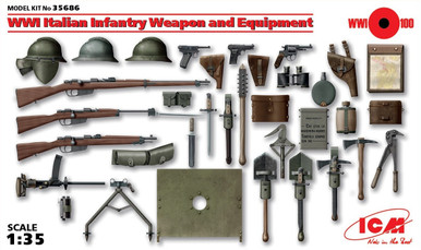 ICM 1/35 WWI Italian Infantry Weapon and Equipment