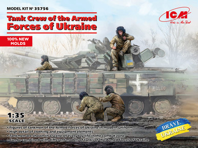 ICM 1/35 Tank Crew of the Armed Forces of Ukraine (4 Figures)
