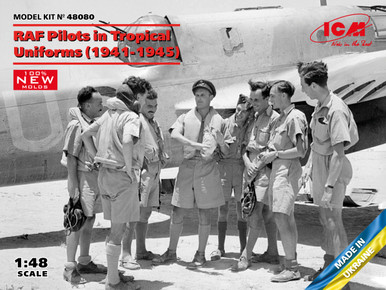 ICM 1/48 RAF Pilots in Tropical Uniforms 1941-1945