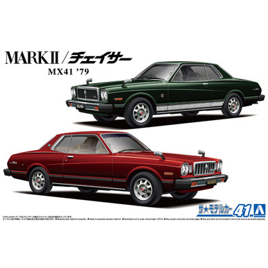 Aoshima 1/24 Model Car #41 Toyota MX41 Mark II/Chaser '79