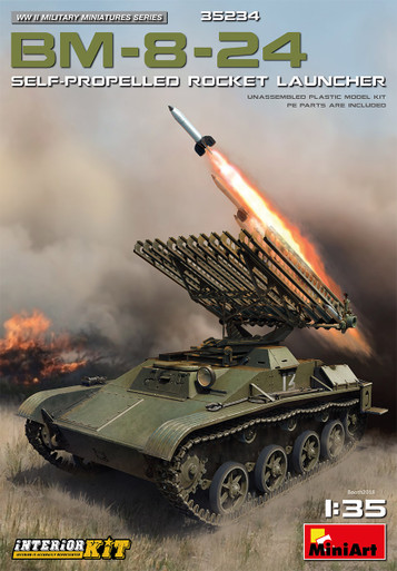 MiniArt 1/35 BM-8-24 Self-Propelled Rocket Launcher Interior Kit