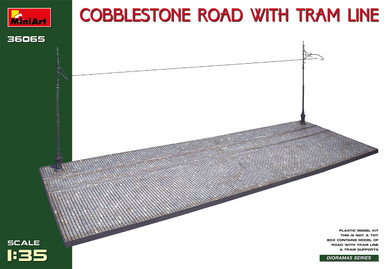 MiniArt 1/35 Cobblestone Road with Tram Line