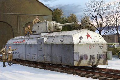 Hobby Boss 1/72 Soviet Armoured Train 'Krasnaja Zvezda' (Red Star)