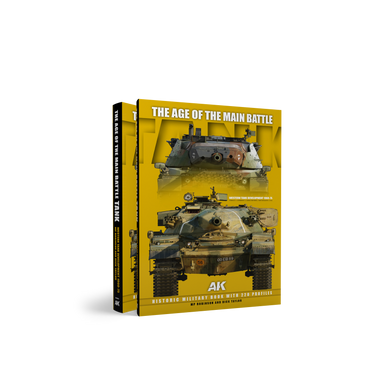 AK Interactive The Age of the Main Battle Tank (Historic Military Book with 220 Profiles)