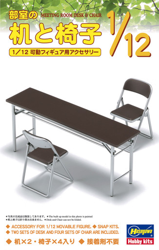 Hasegawa 1/12 Meeting Room Desk & Chair