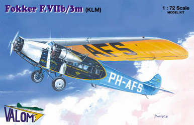 Valom 1/72 Fokker F.VIIb/3m (KLM)